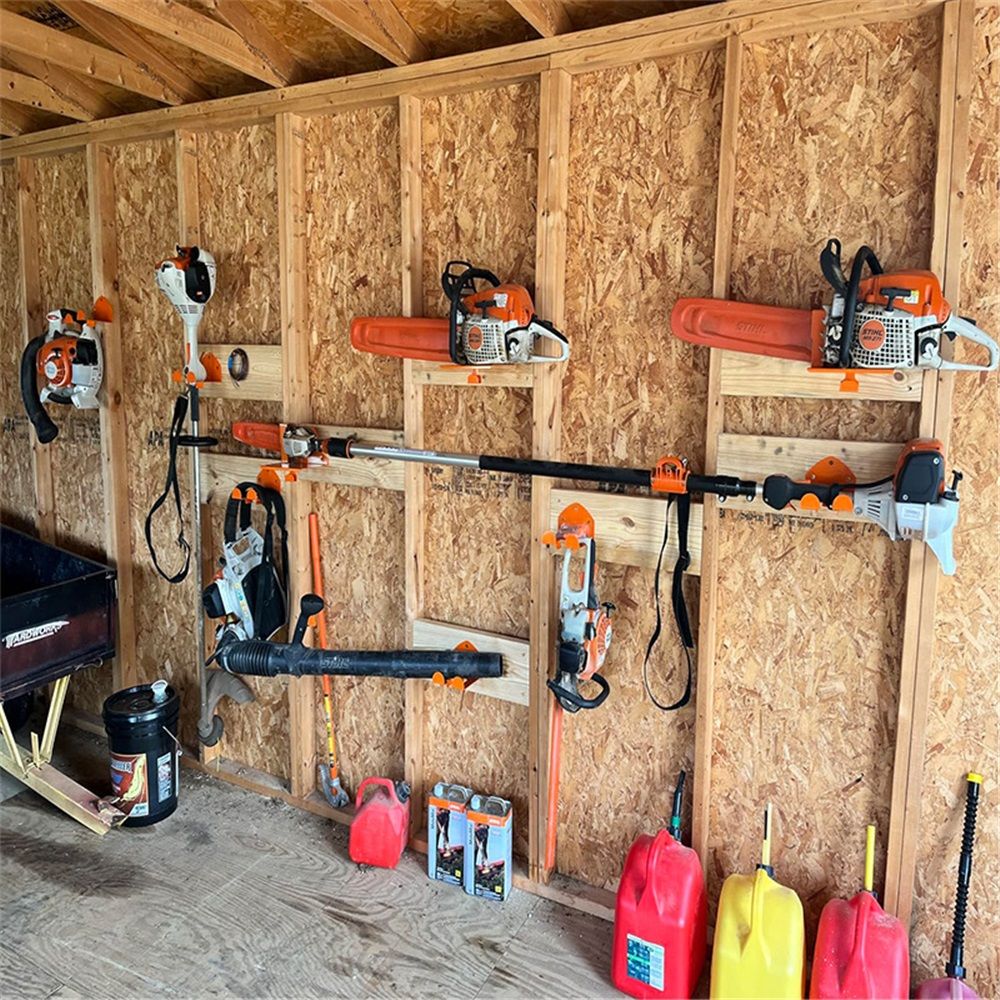 Chainsaw Holder, Chainsaw Wall Mount for MS250, MS251, MS170, MS171, MS172 Heavy Duty Chainsaw Rack Garage V1192-AZ-W-1079