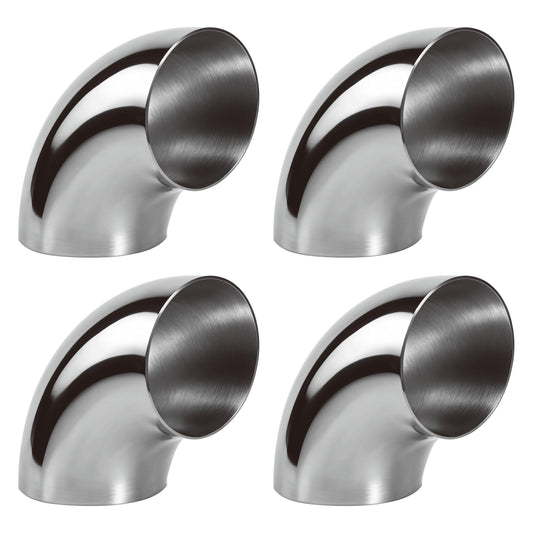 3 Inch 90 Degree 304 Stainless Steel Bend Tube Exhaust Elbow Pipe for Car Customized Modified Exhaust V1192-AZ-W-1085