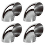 3 Inch 90 Degree 304 Stainless Steel Bend Tube Exhaust Elbow Pipe for Car Customized Modified Exhaust V1192-AZ-W-1085