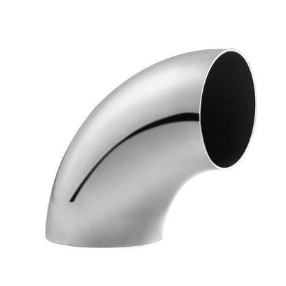 3 Inch 90 Degree 304 Stainless Steel Bend Tube Exhaust Elbow Pipe for Car Customized Modified Exhaust V1192-AZ-W-1085