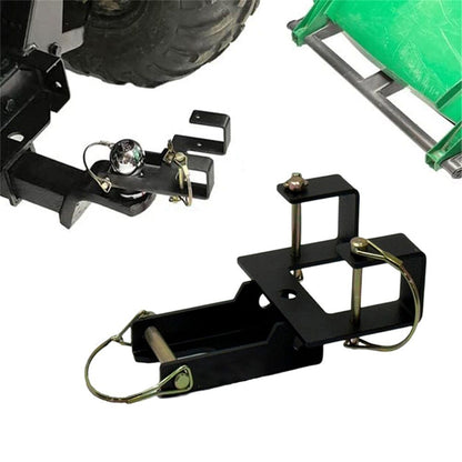 Premium Combo Hitch, Haul Pin Hitch, Handled Lawn, and Garden Equipment, or Wheeled Garbage Cans - by Garbage V1192-AZ-W-1088