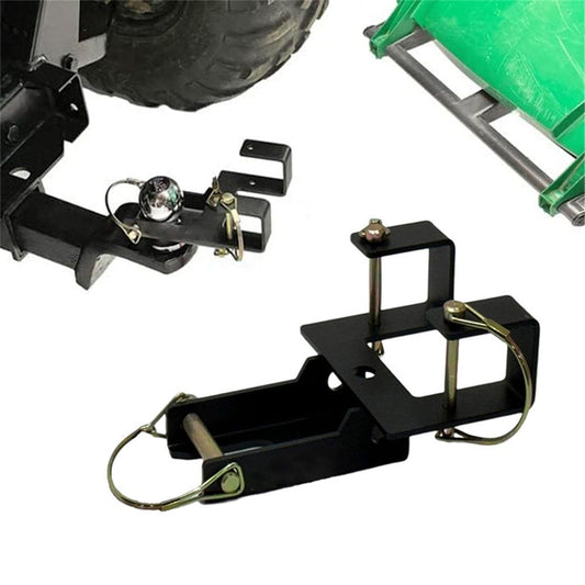 Premium Combo Hitch, Haul Pin Hitch, Handled Lawn, and Garden Equipment, or Wheeled Garbage Cans - by Garbage V1192-AZ-W-1088
