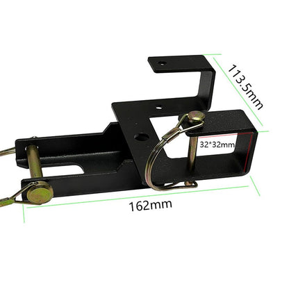 Premium Combo Hitch, Haul Pin Hitch, Handled Lawn, and Garden Equipment, or Wheeled Garbage Cans - by Garbage V1192-AZ-W-1088