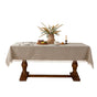 Rectangle Table Cloth, Waterproof Tablecloths with Backing for Rectangle Tables, Wipeable Spillproof Plastic V1192-AZ-W-1105