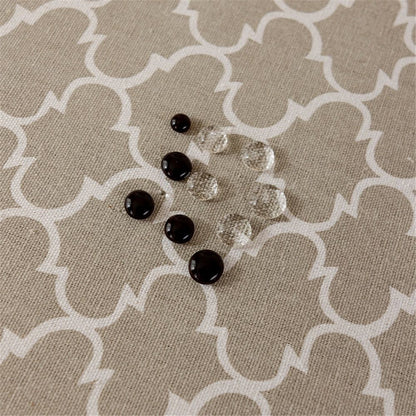 Rectangle Table Cloth, Waterproof Tablecloths with Backing for Rectangle Tables, Wipeable Spillproof Plastic V1192-AZ-W-1105