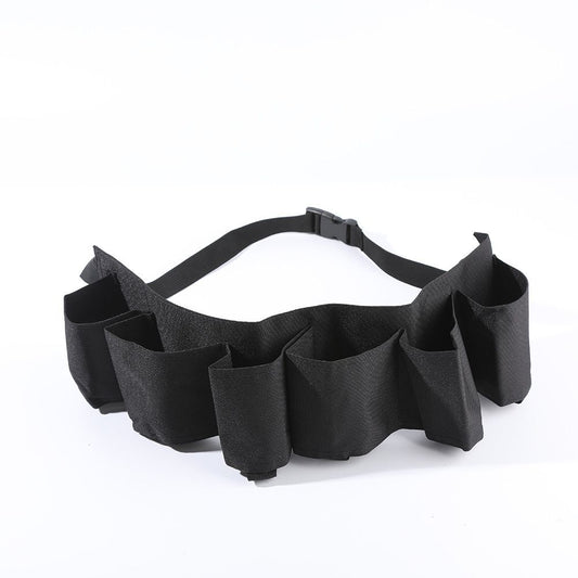 2 Pcs Beer Belt Holder for Men 6 Cans Beer Can Holder for Drinking Adjustable Black Drinking Accessories for V1192-AZ-W-1106