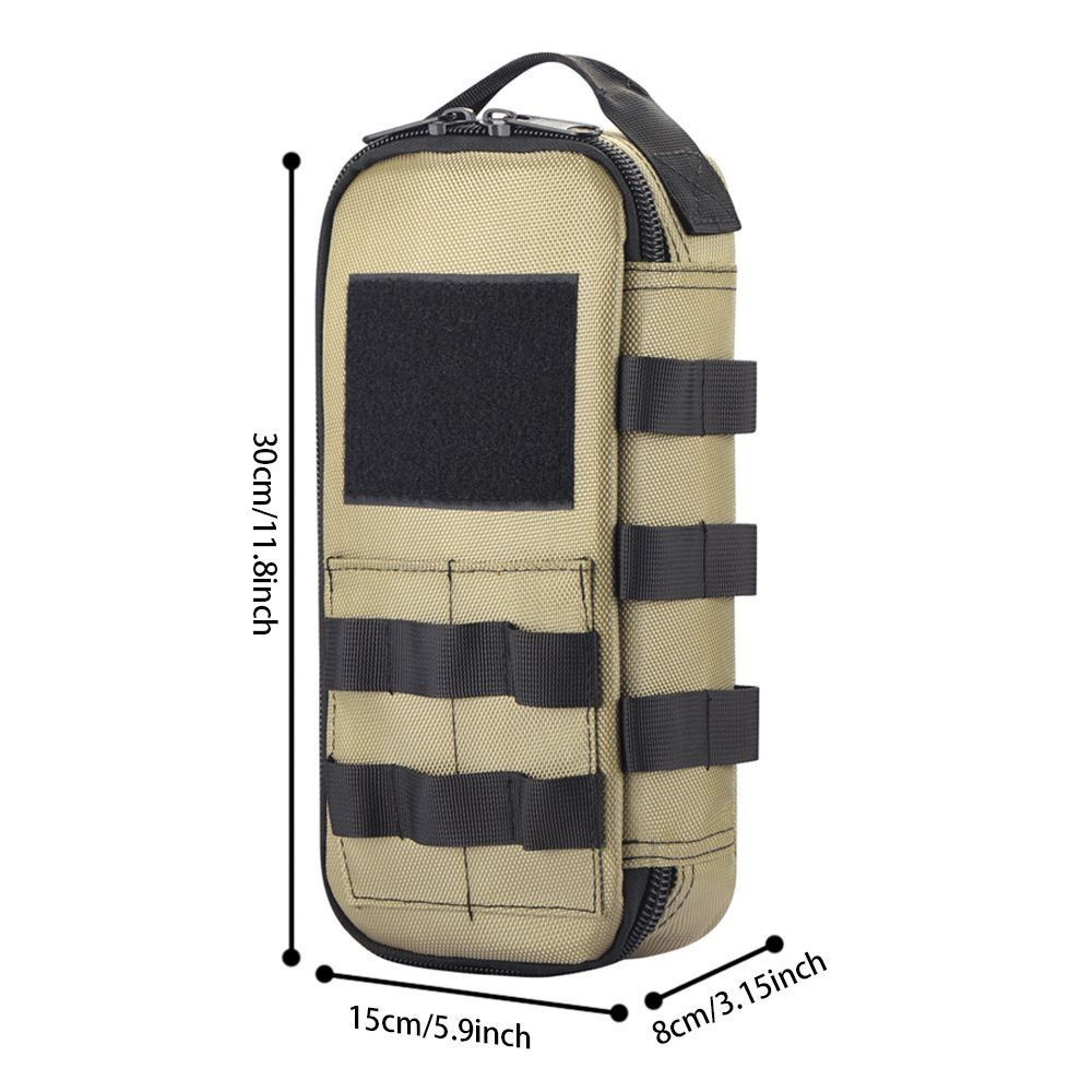 Portable Small Tool Bag, Heavy Duty Tool Pouch Bag, Durable Multiple Pockets Tool Hand Bag for Electricians, V1192-AZ-W-1113