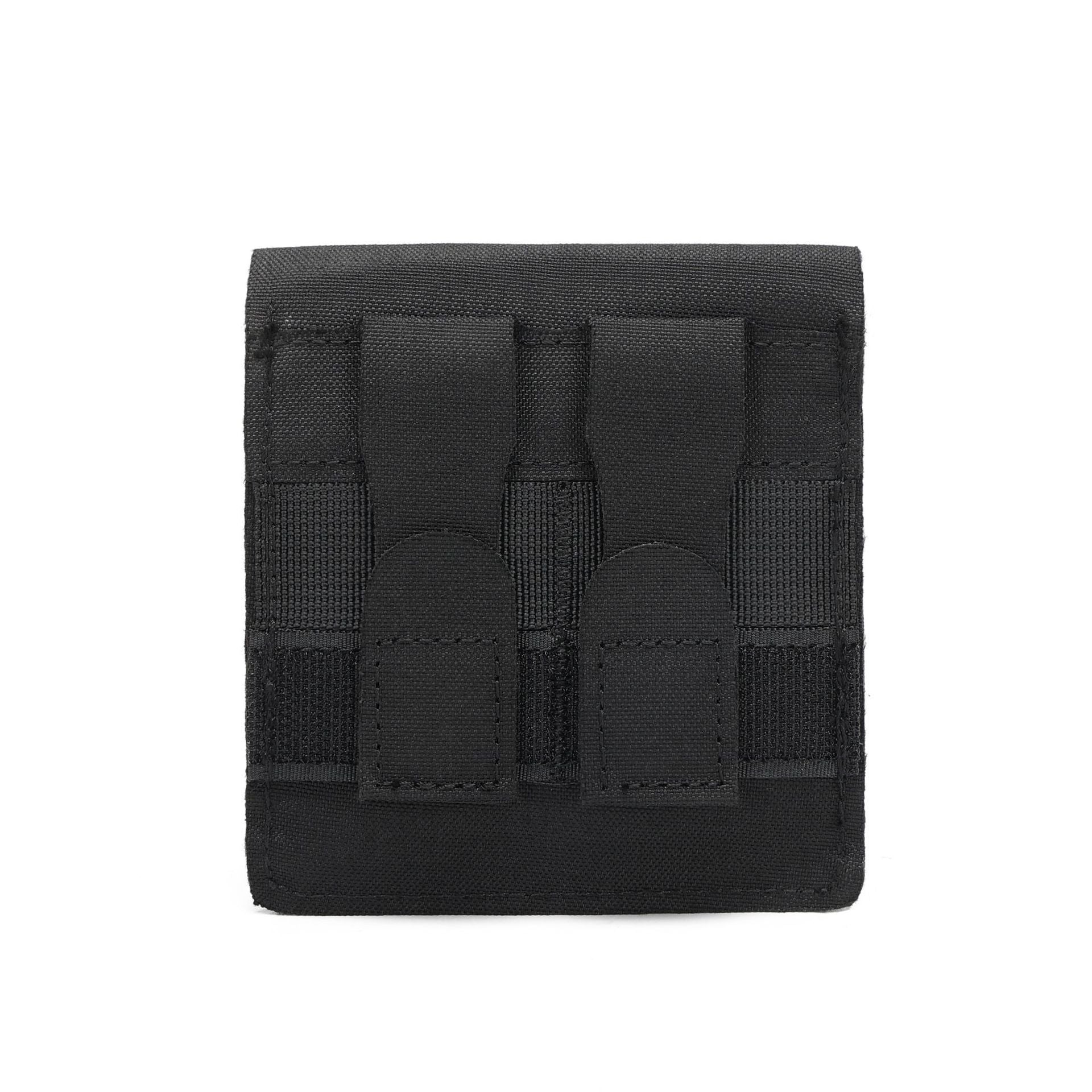 Mini Utility Pouch Essential Pouch General Purpose Micro Pouch Flashlight Earplug Bag Fit Vest and Belt(black) V1192-AZ-W-1127