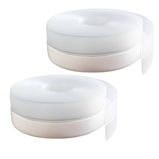 2 pack Silicone Seal Weather Stripping Tape 16.5 Feet Strip Bottom Draft Insulation Stopper Tape Weatherproof V1192-AZ-W-1130