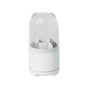 Cute Makeup Brush Holder Organizer with Lid, Rotating Dustproof Make Up Brushes Container with Clear Acrylic V1192-AZ-W-2490