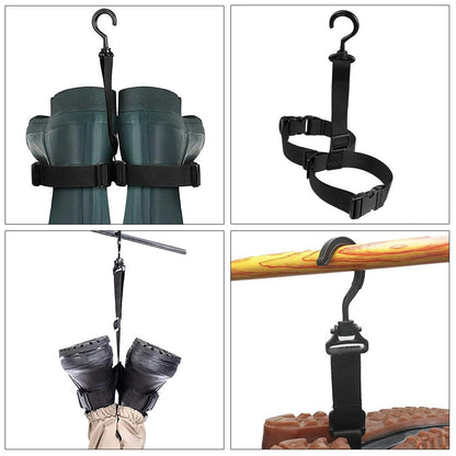 3PCS Fishing Wader Boot Hanger Adjustable Strap for Storage Drying Adjustable Strap Fishing Boot Hangers V1192-AZ-W-2500
