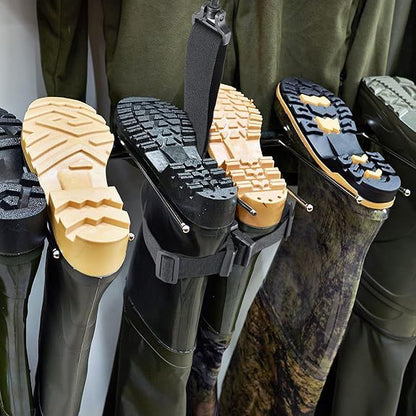 3PCS Fishing Wader Boot Hanger Adjustable Strap for Storage Drying Adjustable Strap Fishing Boot Hangers V1192-AZ-W-2500