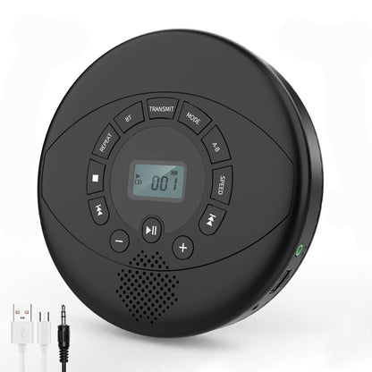 CD Player Portable,discman Rechargeable,Walkman CD Player with Speaker, Headphones,CD-R,MP3 USB playable,Anti V1192-AZ-W-2505