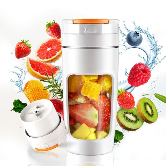 20 oz Portable Blender Cup - USB Rechargeable for Shakes, Smoothies & Juices, Personal Blender for Travel, V1192-AZ-W-2511