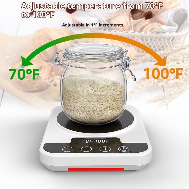 Warmer Mat Upgraded for Home Kitchen - Sourdough Heating Mat 1 degrees F Precision Control (70-100 degrees V1192-AZ-W-2514