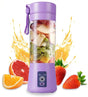 Portable 6 Blades in 3D Juicer Cup,Version Rechargeable Juice Blender Magnetic Secure Switch Electric Fruit V1192-AZ-W-2526
