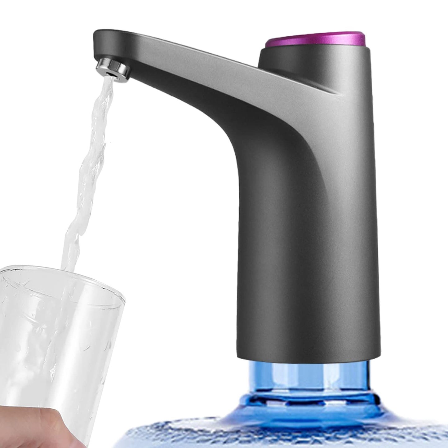 Portable Water Cooler Dispenser,Universal Water Dispenser for USB Charging Water Pump(black) V1192-AZ-W-2529