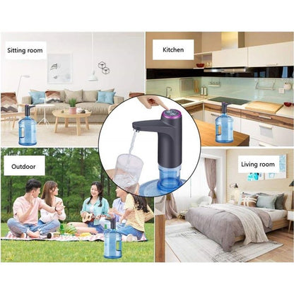 Portable Water Cooler Dispenser,Universal Water Dispenser for USB Charging Water Pump(black) V1192-AZ-W-2529