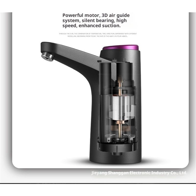 Portable Water Cooler Dispenser,Universal Water Dispenser for USB Charging Water Pump(black) V1192-AZ-W-2529