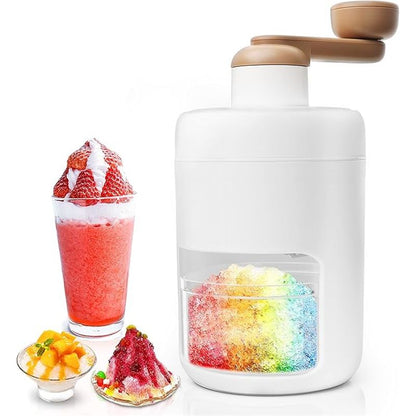 Shaved Ice Machines and Snow Cone Machine-Portable Ice Crusher and Shaved Ice Machine with Ice Cube Trays-BPA V1192-AZ-W-2532