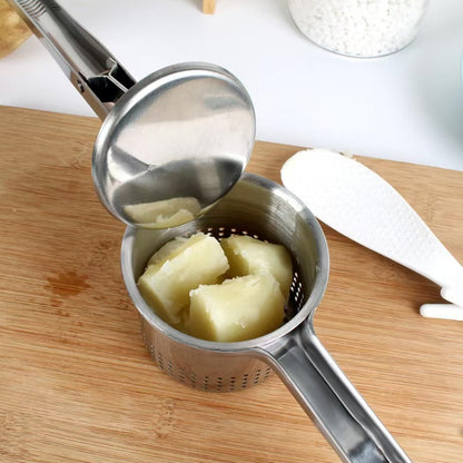 Heavy Duty Stainless Steel Mashed Potato Masher with Ergonomic Handle, Press and Mash Kitchen Gadget, Make V1192-AZ-W-2534