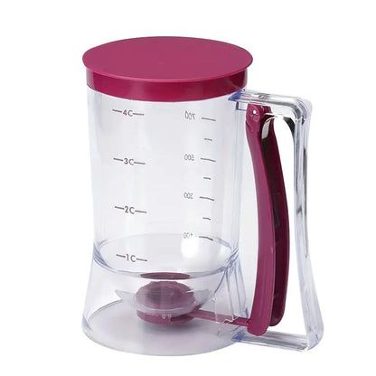 Pancake Cupcake Batter Dispenser for Waffles, Muffin Mix, Crepes, Cake Purple Pancakes, Cupcake, 900ml V1192-AZ-W-2536