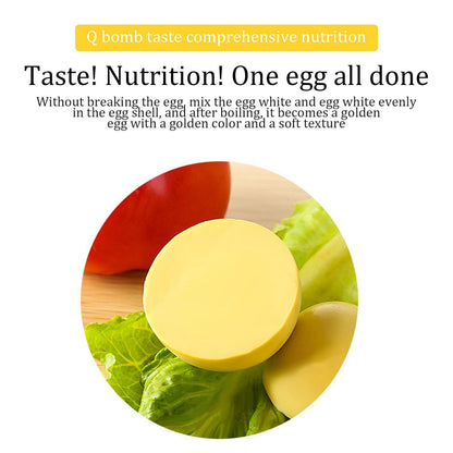 Portable Egg Scrambler Shaker Whisk Hand Powered Golden Egg Maker Eggs Yolk White Mixer Kitchen Gadgets for V1192-AZ-W-2537