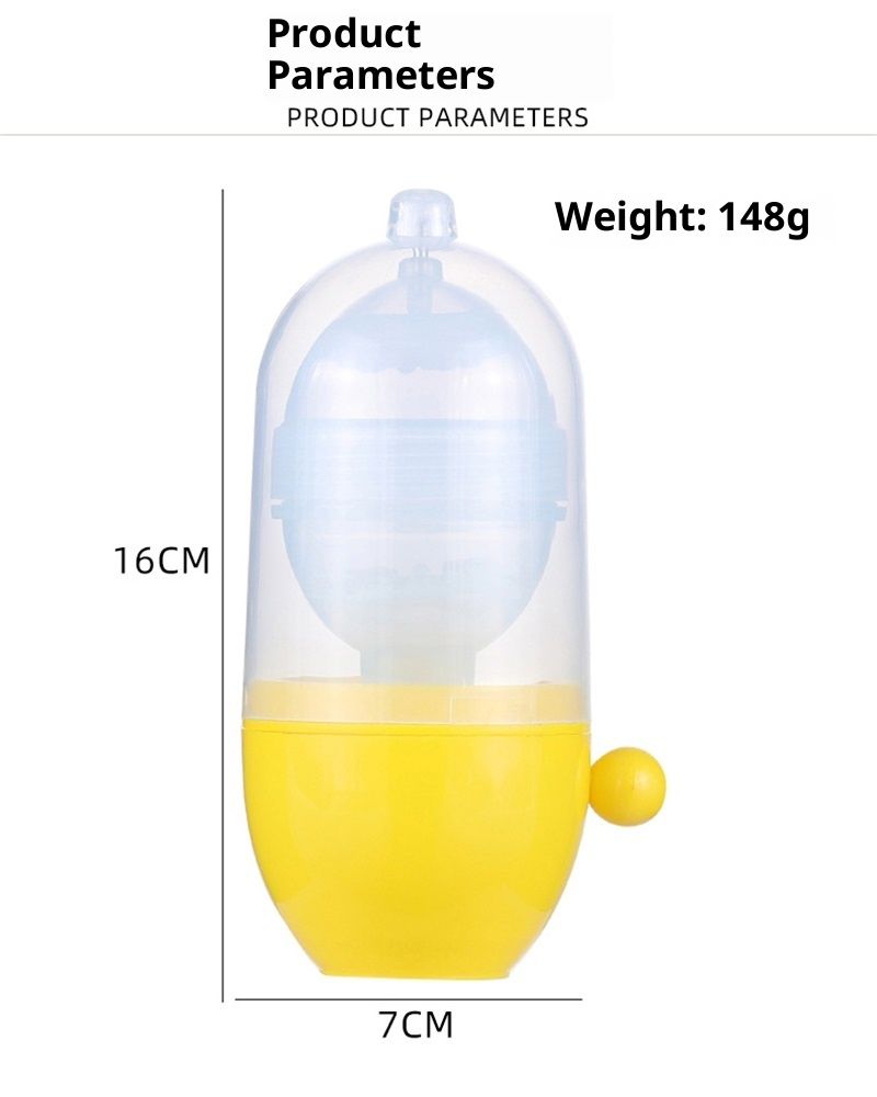 Portable Egg Scrambler Shaker Whisk Hand Powered Golden Egg Maker Eggs Yolk White Mixer Kitchen Gadgets for V1192-AZ-W-2537