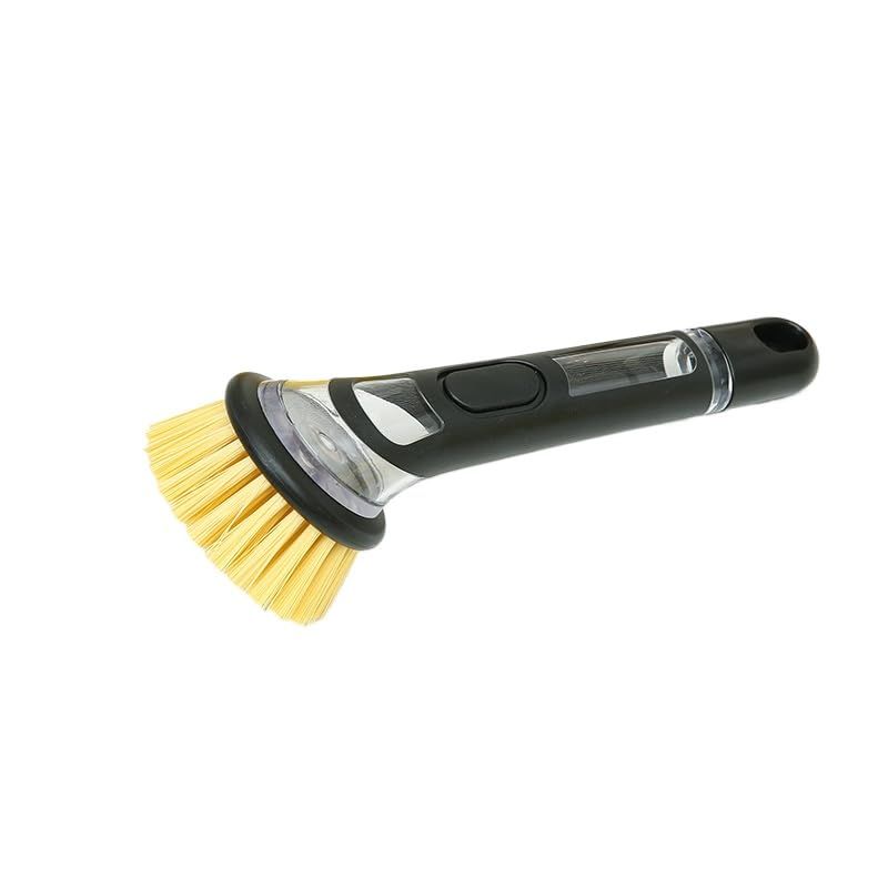 Refillable Soap-Dispensing Dish Brush with Replacement Head, for Pot Pan Sink Cleaning Dish Scrubber Brush V1192-AZ-W-2540