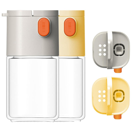 Measure Seasoning Bottle, Salt Shaker or Pepper Shaker, Kitchen Must have, Glass Metering Spice Salt Paprika V1192-AZ-W-2542