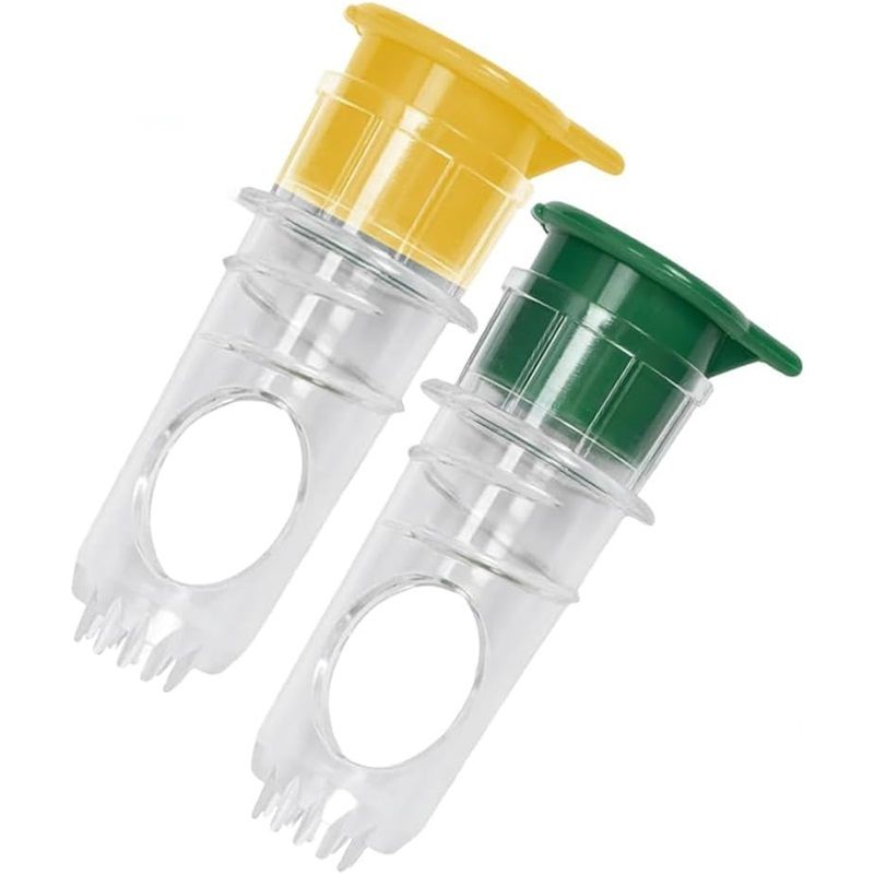 2PCS Lemon Mini Squeezer, New Screw Top Lemon Squeezer, Manual Juice Extractor With Lid, Orange Citrus Press V1192-AZ-W-2553