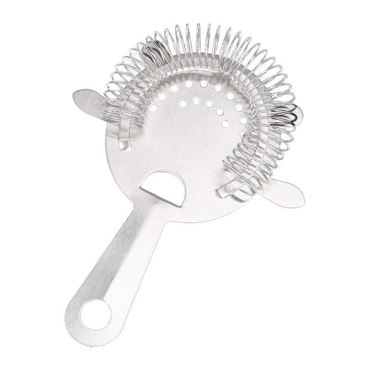 1 Pack of Cocktail Strainer Stainless Steel Bar Cocktail Strainer Filtering Tool for Bar Restaurant Home V1192-AZ-W-2556