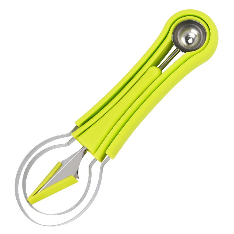 Melon Baller Scoop Set,4 In 1 fruit cutters shapes, watermelon scooper fruit scooper and baller, fruit V1192-AZ-W-2557