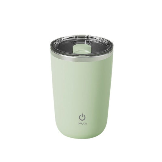 Self Stirring Mug, Electric Mixing Cup Magnetic Rechargeable Auto Mug Coffee Rotating Home Office Travel V1192-AZ-W-2564