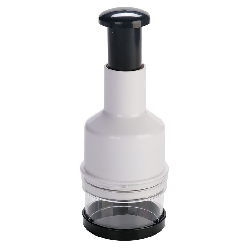 Vegetable Chopper, Food Chopper Manual Hand, Onion, Salad, Garlic, Nut & Veggie Cutter, Dishwasher Safe, White V1192-AZ-W-2574