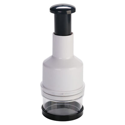 Vegetable Chopper, Food Chopper Manual Hand, Onion, Salad, Garlic, Nut & Veggie Cutter, Dishwasher Safe, White V1192-AZ-W-2574