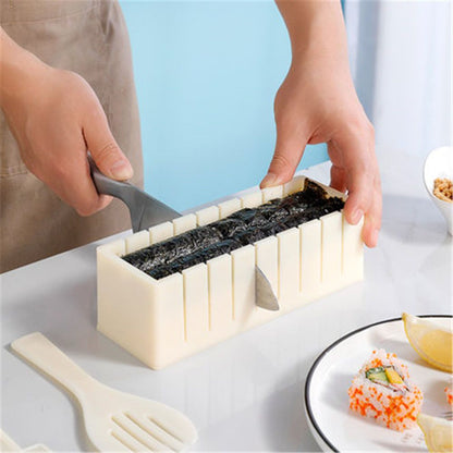 Sushi Maker, Sushi Mold Set - Easy Sushi Making Kit, Help to Make Round Shaped Sushi, 10-piece set V1192-AZ-W-2577