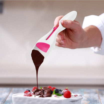 2pcs Cupcake Scoop, Cupcake Batter Scoop Batter Dispenser Sliding Button Dispenses DIY Bakeware Measuring V1192-AZ-W-2595