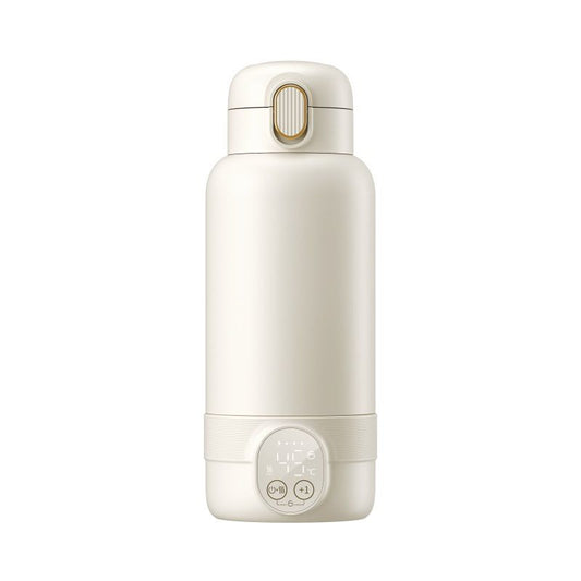 Portable Bottle Warmer for Travel, Fast Heating in for Breast Milk and Formula, with LED Display, Large V1192-AZ-W-2598