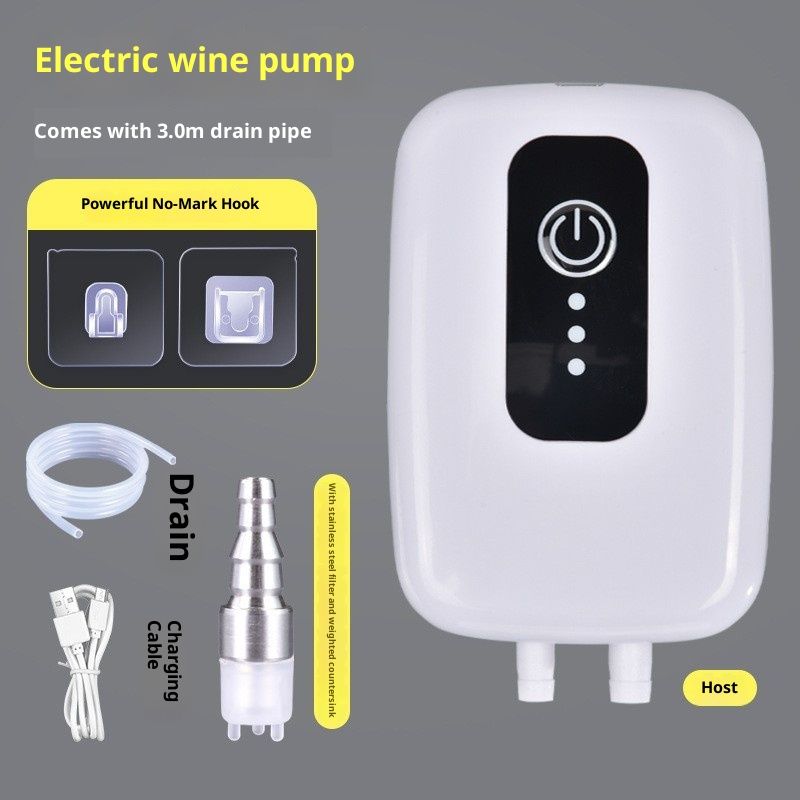 Portable Food Grade USB Electric Auto Siphon self priming Pump for bottling Home Brew Wine,Beer,Beverages and V1192-AZ-W-2599