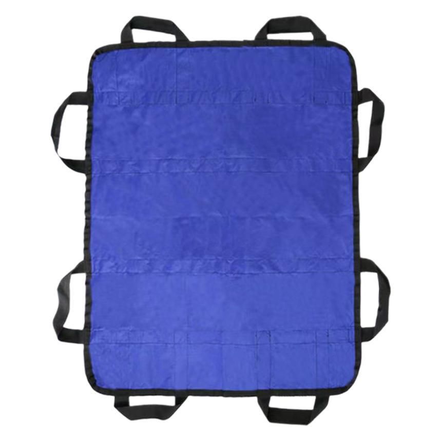 Multipurpose 48" x 40" Positioning Bed Pad with Reinforced Handles - Reusable & Washable Transfer Sheet for V1192-AZ-W-2627