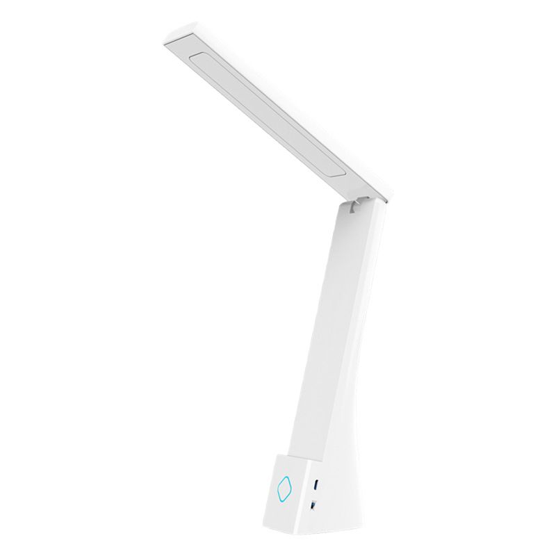 Powered Rechargeable Battery LED Desk Lamp, 3 Color Temperatures, Flip Open,Adjustable Angle, Phone Stand & V1192-AZ-W-2642