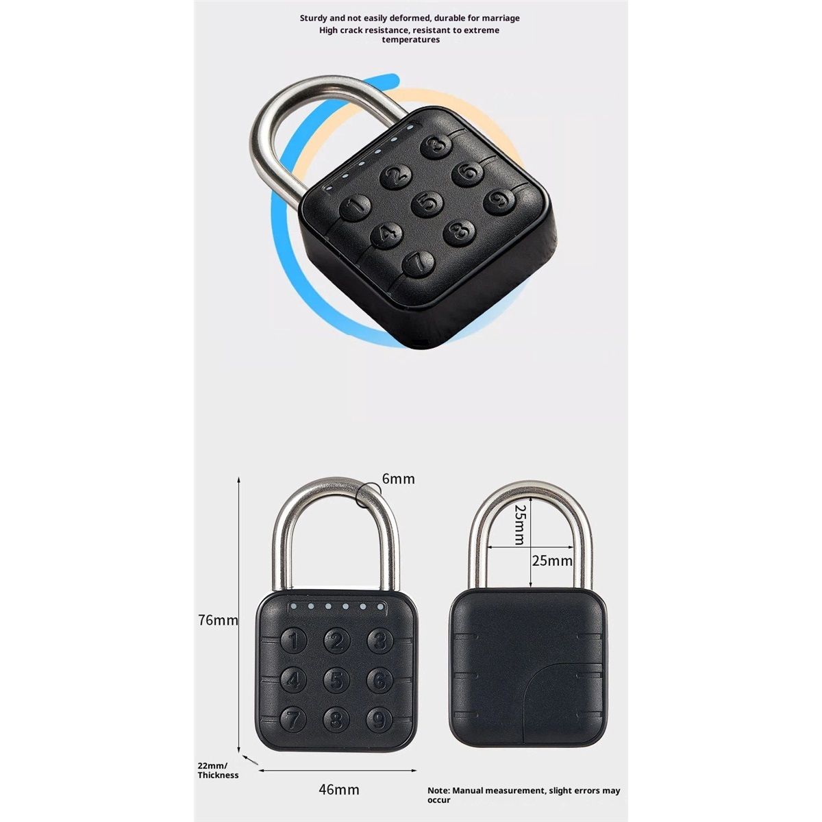 Combination Lock, Combination Lock for Locker, Locker Lock & Gym Locker Lock - High Security, Easy to Use for V1192-AZ-W-2645