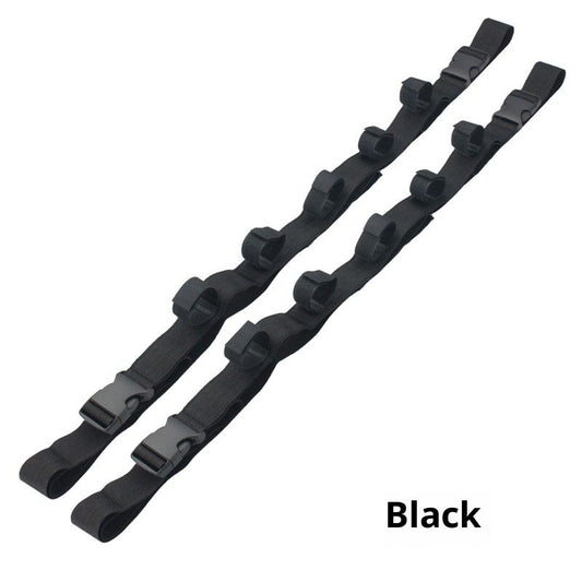VRC Vehicle Rod Carrier, Car Fishing Rod Holder, 2 Nylon Straps 14.9 "*104.33", Fishing Pole Roof Rack Store V1192-AZ-W-2654