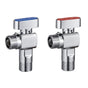 SUBMARINE Angle Stop Valve, Brass Material, 1/2'' Inlet and Outlet Caliber, 1/4 Turn Shut Off Valve, With V1192-AZ-W-2663