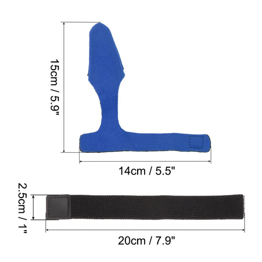 16 Pcs(8pairs blue) Fishing Rod Tip Cover and Tie, Cane Sleeve Protector Case Fastening Straps Accessories V1192-AZ-W-2665