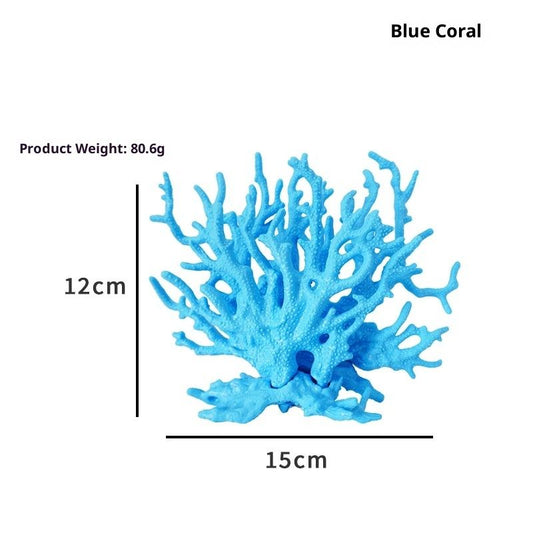 2pcs Artificial Aquarium Coral Ornament Plastic Fish Tank Plants Decoration for Aquarium Landscape V1192-AZ-W-2668
