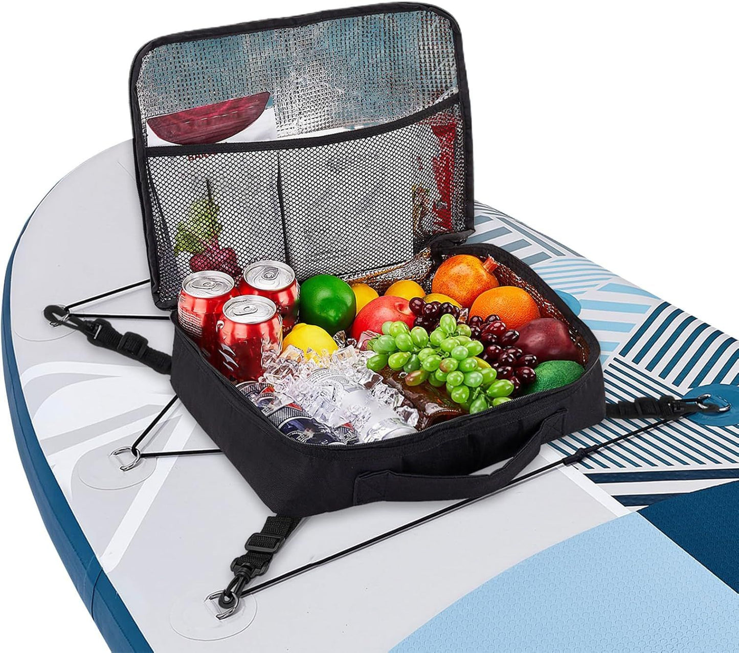 Waterproof Paddle Board Cooler Bag Paddle Board Accessories SUP Deck Bag Multi-Functional Durable Top Pocket V1192-AZ-W-2669
