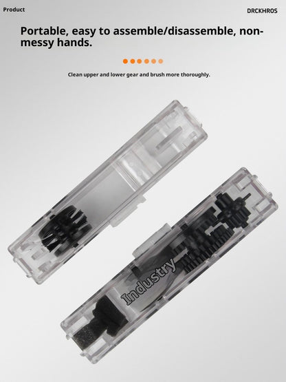 Bike Chain Clearer - Cleaning Tool Scrubber with Rotating Brushes - Bicycle Clean Tool for Cleaning Bicycle V1192-AZ-W-2671