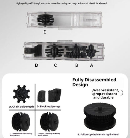 Bike Chain Clearer - Cleaning Tool Scrubber with Rotating Brushes - Bicycle Clean Tool for Cleaning Bicycle V1192-AZ-W-2671